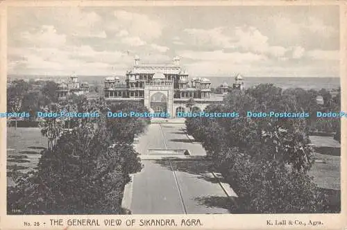 R427770 19352 Nr 25 Die Gesamtansicht von Sikandra Agra K Lall