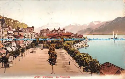 R429507 4086 Montreux La Rouvenaz Photoglob 1908