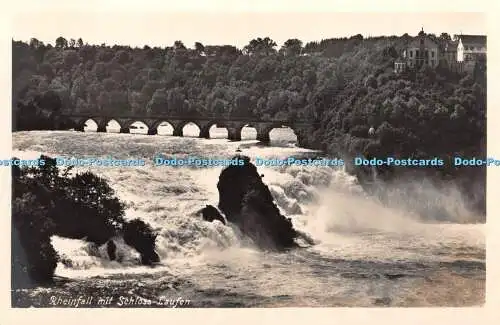 R429510 Rheinfall mit Schloss Laufen 2293 L Bleulers Erben Schloss Laufen am Rhe