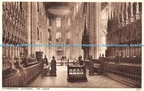 R422410 Peterborough Cathedral The Choir 70223 Photochrom