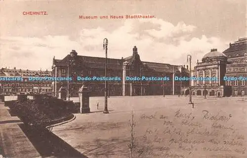 R427778 Chemnitz Museum und Neues Stadttheater Kretzschmar und Schatz 1919