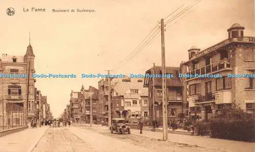 R424397 La Panne Boulevard de Dunkerque Nels Ern Thill Serie 9 No 78