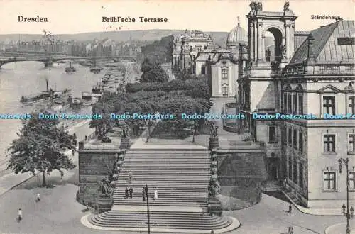 R427784 Dresden Bruhlsche Terrasse Standehaus Carl Doge 1930