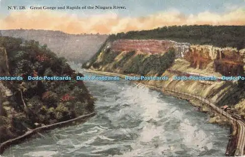 R427787 N Y 125 Große Schlucht und Stromschnellen des Niagara River