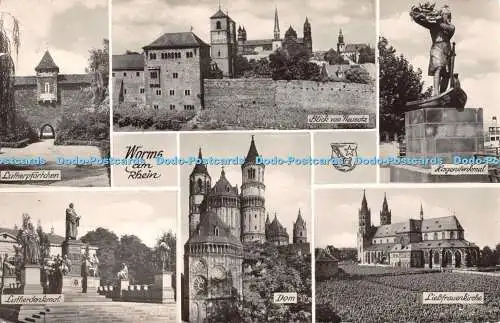 R426328 Worms am Rhein Dom Lutherdenkmal Curt Fuller Foto Betrieb Multi View 196