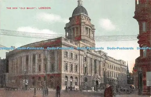 R424407 London The New Old Bailey Postkarte