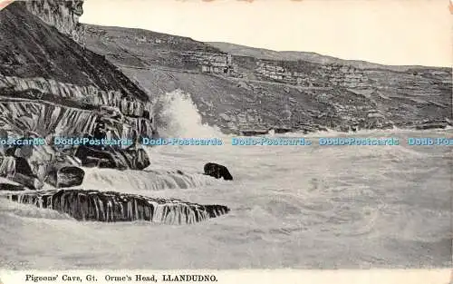 R422450 Pigeons Cave Gt Ormes Head Llandudno G R Thompson 201422 The Post Card K