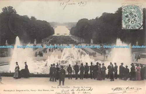 R427875 Parc de Versailles Bassin de Latone A Bergeret 1903