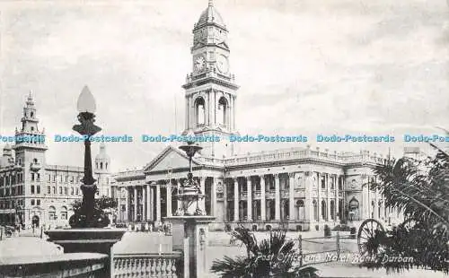 R424512 Durban Post Office and Natal Bank A R P O Box 382