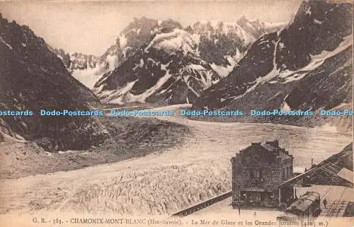 R429635 G R 583 Chamonix Mont Blanc Hte Savoie La Mer de Glace et les Grandes Jo