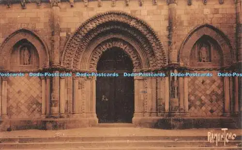 R426476 Environs de Fontenay le Comte Poitou Vendee Portail de l Eglise romane d