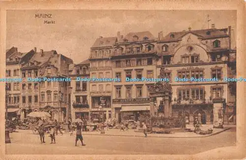 R426478 Mainzer Markt Postkarte