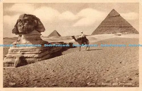R429649 1049 Cairo Sphinx and Pyramids Egypt Lehnert and Landrock Succ