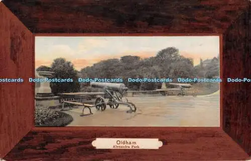 R429661 Oldham Alexandra Park The Milton Artlette Glazette Series No 135 Woolsto