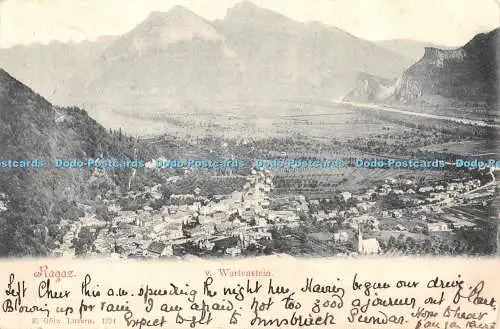 R429667 Ragaz v Wartenstein E Gotz 1224 Luzern 1904