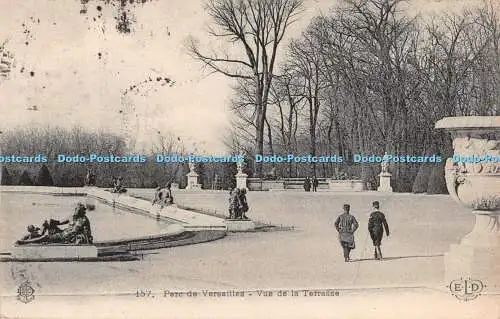 R424593 Parc de Versailles Vue de la Terrasse E Le Deley 1907