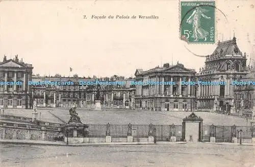 R424598 Facade du Palais de Versailles Bourdier et Faucheux 1908