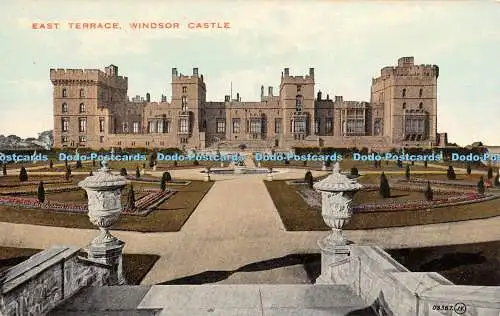 R427987 East Terrace Windsor Castle 03387 Valentines Colourtone Series