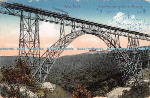 R429733 Berg Land Kaiser Wilhelm Brücke bei Mungsten 1955 Cramers