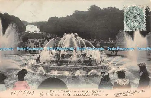 R428033 Parc de Versailles Le Bassin de Latone A B a Versailles 1903