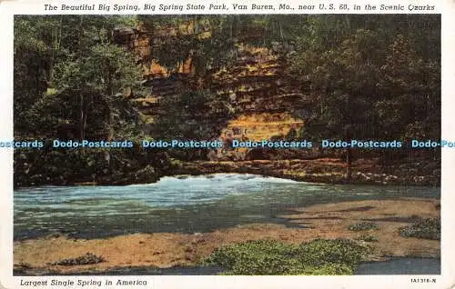 R429791 Schöne Big Spring Big Springs State Park Van Buren Mo nahe U S 60 in