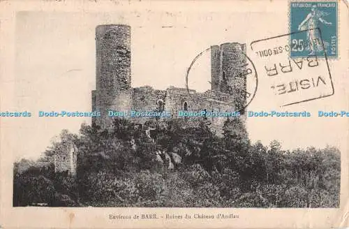 R424748 Environs de Barr Ruines du Chateau d Andlau La Cigogne 1925