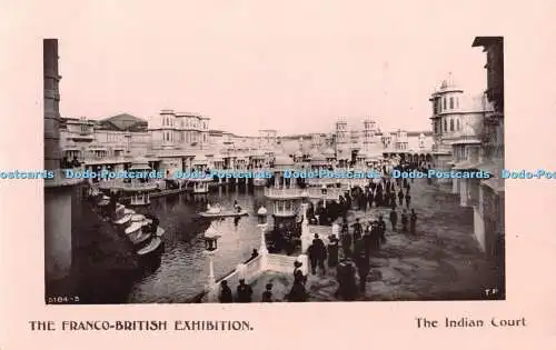 R426785 The Franco British Exhibition The Indian Court Davidson Bros Real Photog