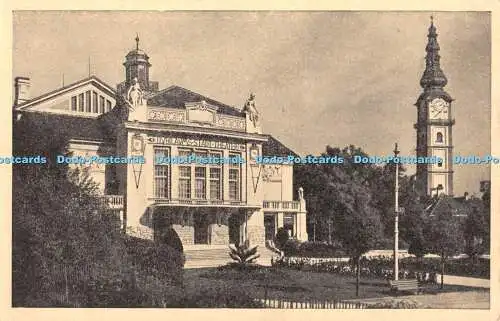 R427006 Klagenfurt Jubilaus Stadttheater mit Stadtturm F Schilcher Nachdruck Ve