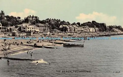 R428064 The Beach Felixstowe K 1348 Collo Blue Valentines