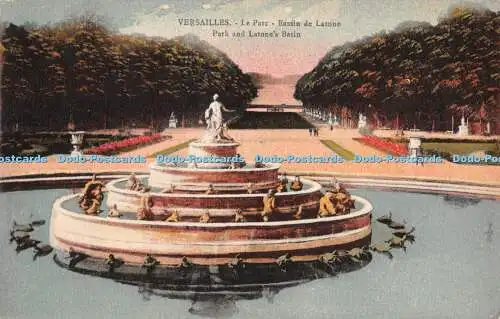 R428156 Versailles Le Parc Bassin de Latone Park und Latones Basin Cosse