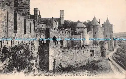 R428803 Carcassonne Cite Ensemble de la Porte de l Aude LL 42 Levy et Neurdein R