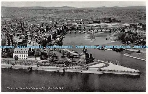 R429006 Blick vom Ehrenbreitstein auf das Deutsche Eck No 4
