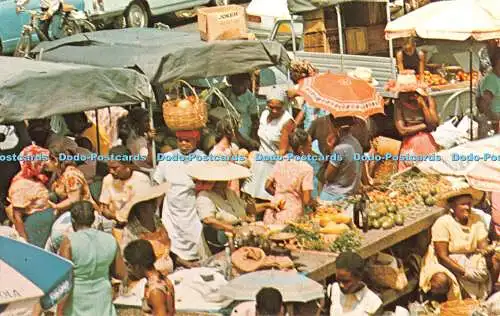 R429110 Le Jur Du Marche Point A Pitre Market Day La Guadeloupe A F French West
