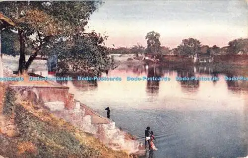 R429221 A Favourite Resort Indische Landschaft W M M S Postkarte Serie P
