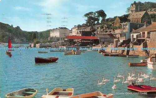 R429315 Town Quay Salcombe Salmon 1965 3224c