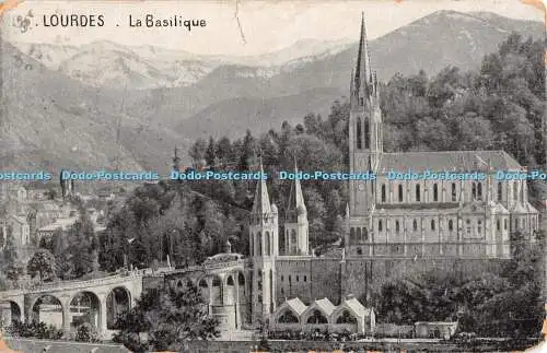 R429346 Lourdes La Basilique 1921