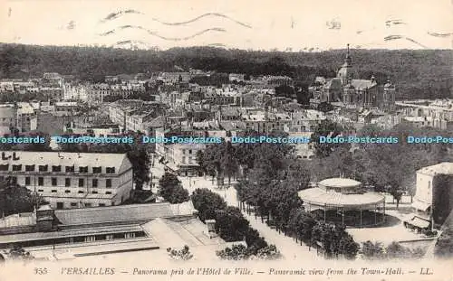 R429361 355 Versailles Panorama pris de lHotel de Ville Panoramablick vom