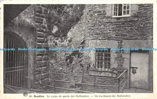 R429368 Albert 46 Bouillon Le corps de garde des Hollandais de wachtpost der Hol