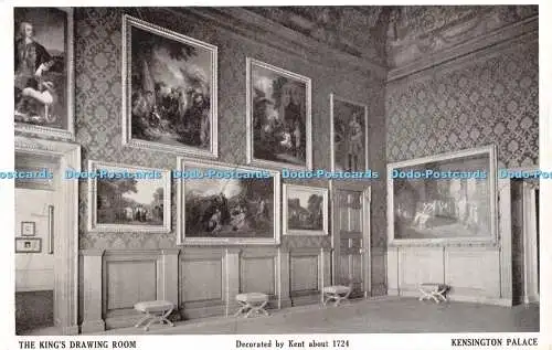 R429375 Der Salon der Könige, dekoriert von Kent um 1724 Kensington Palace Th