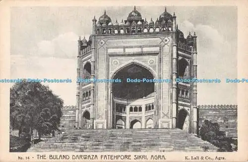 R429417 No 14 The Buland Darwaza Fatehpore Sikri Agra K Lall