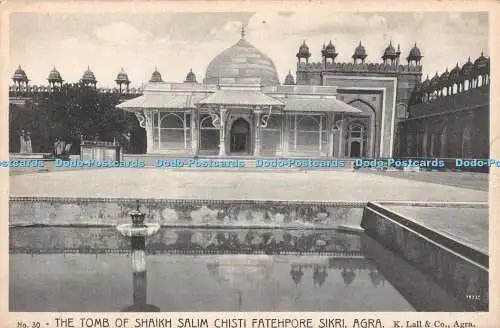 R429422 Nr. 30 Das Grab von Shaikh Salim Chisti Fatehpore Sikri Agra K Lall 79337