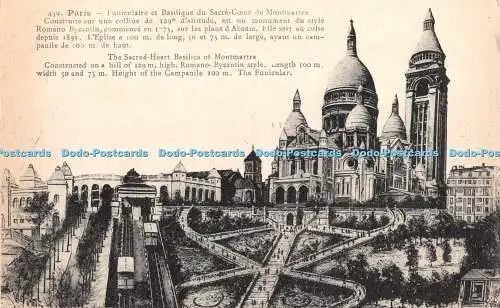 R429834 459 Paris Herz-Jesu-Basilika Montmartre Romano byzantinischer Stil