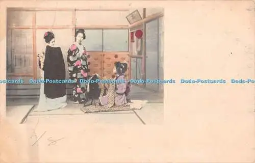 R430041 Asiatische Frauen Postkarte Japan