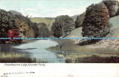 R430125 Swanbourne Lake Arundel Park No 1600 G Boadnight J White 1904