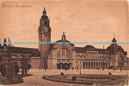 R430140 Wiesbaden Hauptbahnhof K S M No 2 1931 Gare centrale Die Haupteisenbahnen