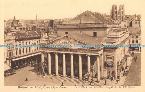 R430200 Brussel Königliches Opernhaus Bruxelles Theatre Royal de la Monnaie Albe