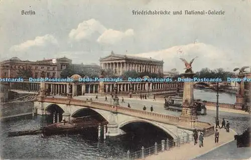 R430216 Berlin Friedrichsbrücke und National Galerie G R B 1103