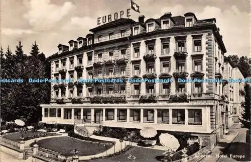 R430236 Luzern Hotel Europe x 05074 Photoglob Wehrli A G