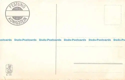 R430334 Sachs Schweiz Festung Königstein Georgenburg und Hungerturm K 961