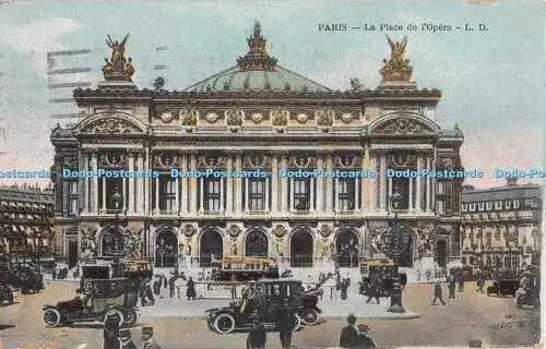 R430392 Paris La Place de lOpera L D L Dupont 1920